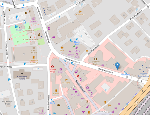 Kartenausschnitt OpenStreetMap